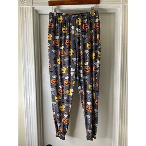 Peanuts Snoopy Halloween Pajama Pants M By Nite Nite Munki Munki Cotton Blend